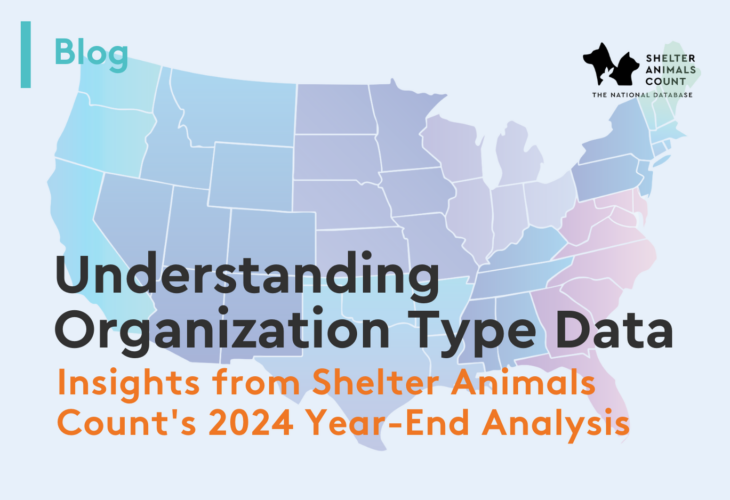 understanding organization type data, shelter animals count